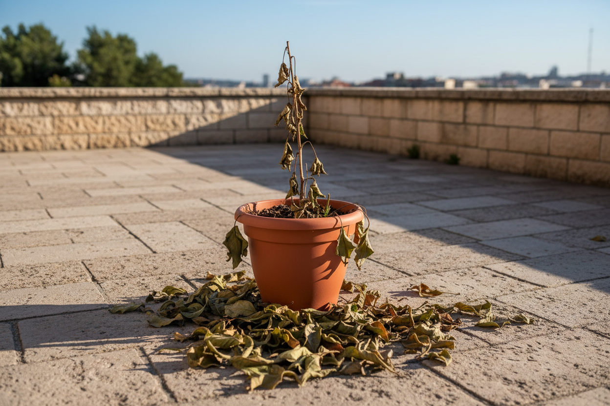 Se le caen las hojas a mi planta: por qué pasa y qué hacer